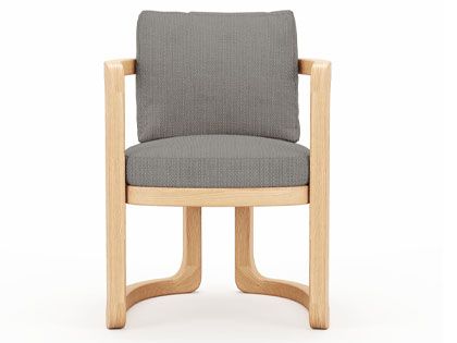 Harmonia Living Muse Outdoor Teak Dining Arm Chair