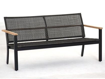 Naples Teak Rope Stationary Sofa