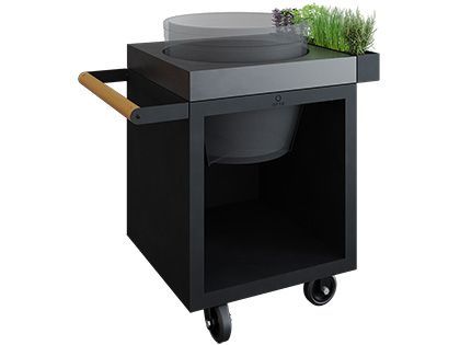 Ofyr Kamado Table Black 65 PRO Concrete BGE