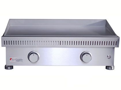 Le Griddle Commercial Series 75 30-Inch 2-Burner Gas Griddle - 3mm Plate