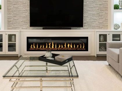 Modern Flames 76-inch Orion Slim Linear Virtual Electric Fireplace