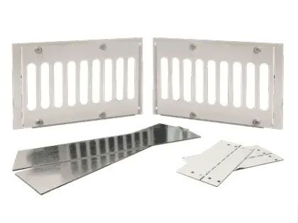 Firegear Paver Vent Kit with Mounting Plate and Lintel, 5.625x8-inches