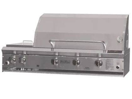 ProFire Deluxe Series 48-Inch Built-In Gas Grill with Double Side Burner