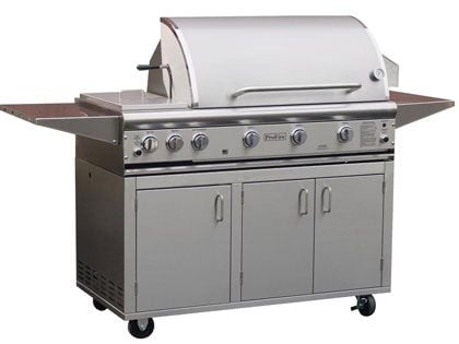 ProFire Deluxe Series 48-Inch Hybrid Gas Grill with Sear Zone Infrared Burner, Rotisserie Kit, Rear Infrared Burner & Double Side Burner