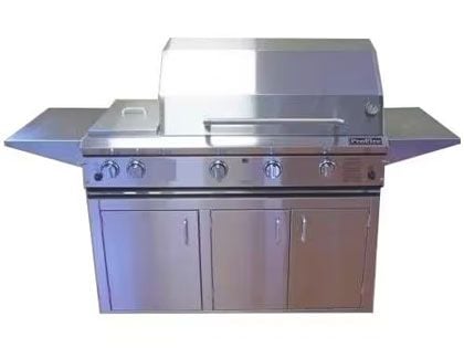 ProFire Professional Series 48-Inch Hybrid Gas Grill with Sear Zone Infrared Burner & Double Side Burner