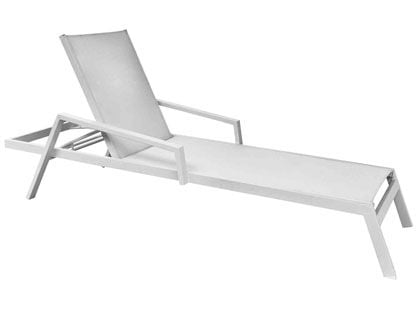 Panama Jack Outdoor Mykonos Aluminum Sling Chaise Lounge