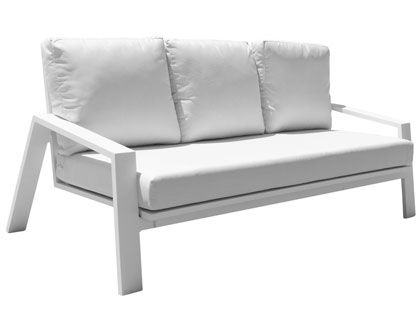  Panama Jack Mykonos Aluminum Cushion Outdoor Sofa
