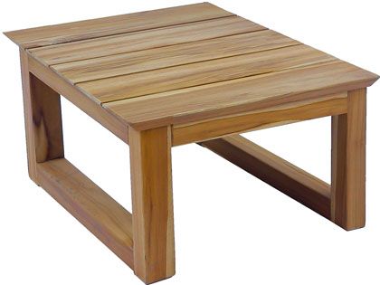 Panama Jack Bali Teak Wood Outdoor Square End Table