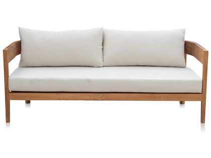  Panama Jack Bali Teak Wood Cushion Outdoor Sofa