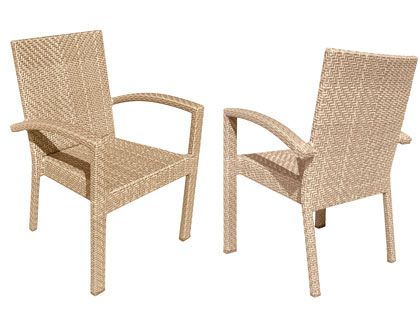 Panama Jack Austin Dining Arm Chairs - Set of 2