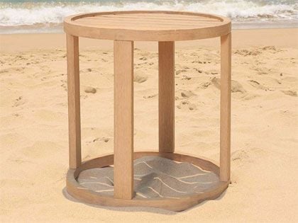 Panama Jack Cabo Outdoor Round End Table