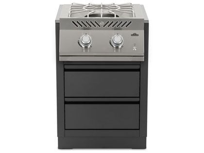 Napoleon 700 Series Power Burner with Stainless Steel Cover and OASIS Under Grill Cabinet