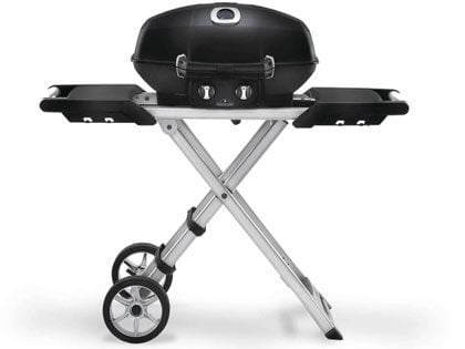 Napoleon TravelQ PRO285 Portable Propane Gas Grill with Scissor Cart