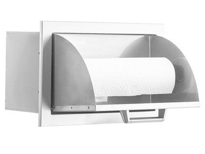Black Diamond 16-inch Stainless Steel Paper Towel Holder - Contemporary Handle