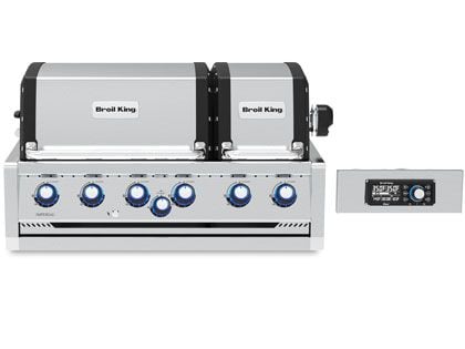 Broil King Imperial QS670 6-Burner Built-In Gas Grill With Rotisserie & iQue™ Technology Control