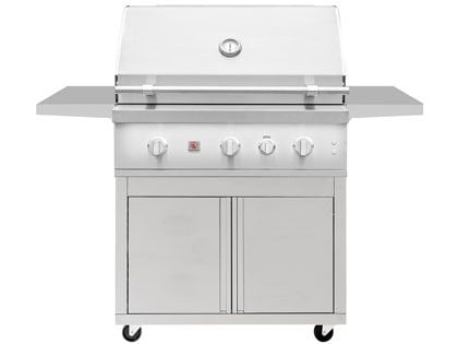 Summerset Quest 36-Inch 3 Burner Built-In Gas Grill with Rear Infrared Burner, Rotisserie Kit & Drop-In Griddle Plate