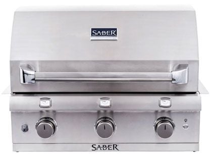Saber Premium 500 32-Inch 3-Burner Built-In Infrared Natural Gas Grill