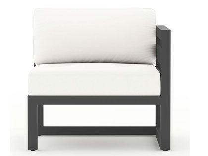 Harmonia Living Avion Slate Grey Aluminum Right Arm Seat