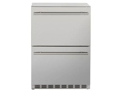 RCS 24-Inch 5.2 Cu. Ft. Outdoor Rated Dual Drawer Compact Refrigerator