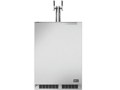 DCS 24-Inch 5.7 Cu. Ft. Left Hinge Outdoor Rated Dual Tap Beer Dispenser / Kegerator
