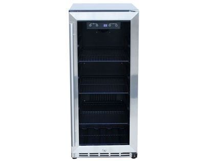 Summerset 15-Inch Outdoor Rated Fridge with Glass Door