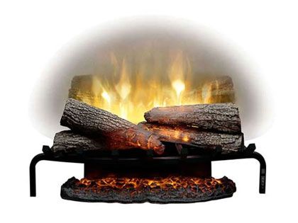 Dimplex Revillusion 25-inch Plug-In Log Set with Ash Mat
