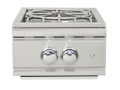 RCS Pro Series Built-In Power Burner with Stainless Steel Lid & LED Lights