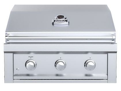 Sunstone Ruby Series 30-Inch 3-Burner Built-In Gas Grill with Pro-Sear & LED Lights