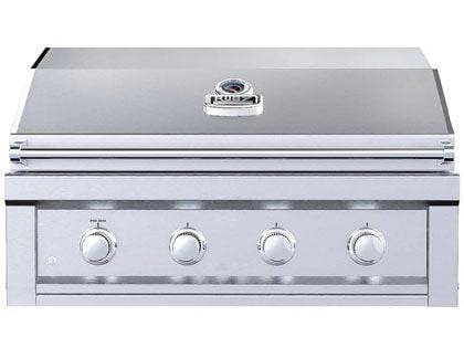 Sunstone Ruby Series 36-Inch 4-Burner Built-In Gas Grill with Pro-Sear & LED Lights