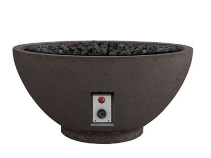 Firegear Sanctuary 3 Series 29-Inch GFRC Gas Fire Bowl - Chocolate