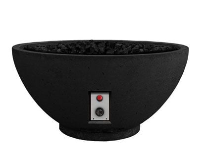Firegear Sanctuary 3 Series 29-Inch GFRC Gas Fire Bowl - Raven