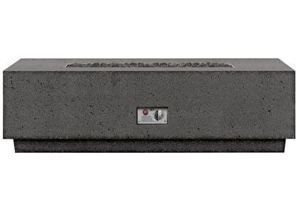 Firegear Sanctuary 1 Series 56-Inch GFRC Gas Fire Table - Slate