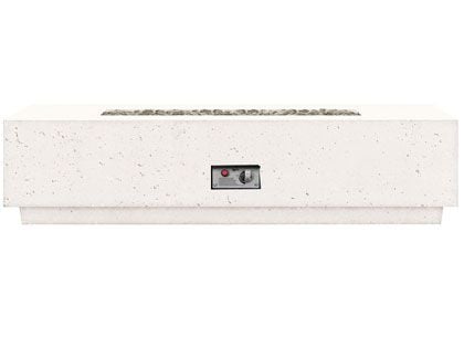 Firegear Sanctuary 1 Series 76-Inch GFRC Gas Fire Table - Arctic