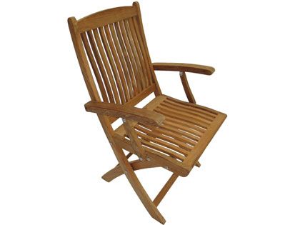 Sailor Teak Folding Dining Arm Chair