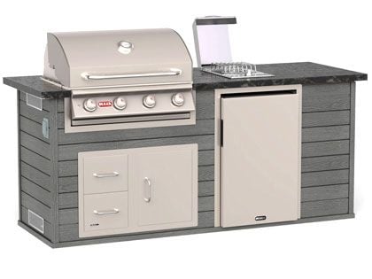 bull ODK charcoal 88-foot bbq kitchen island 
