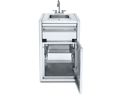 Crown Verity Infinite Series 21-Inch Enclosed Cabinet Storage with Sink And Single Storage Drawer