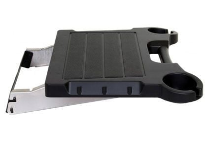 Broilmaster Single Fold Down Black Side Shelf With Stainless Steel Brackets