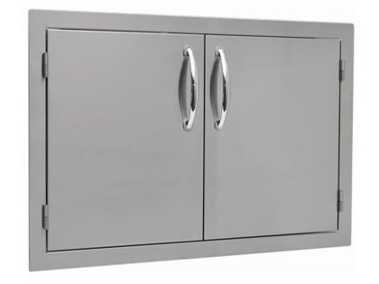 Sole Gourmet 26-Inch Stainless Steel Flush Mount Double Access Door
