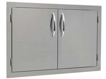 Sole Gourmet 30-Inch Stainless Steel Flush Mount Double Access Door
