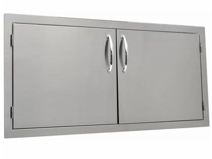 Sole Gourmet 42-Inch Stainless Steel Deluxe Flush Frame Double Access Door