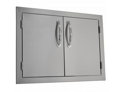 Sole Gourmet 26-Inch Stainless Steel Deluxe Raised Frame Double Access Door