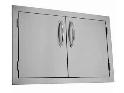 Sole Gourmet 30-Inch Stainless Steel Deluxe Raised Frame Double Access Door