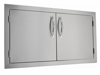 Sole Gourmet 36-Inch Stainless Steel Deluxe Raised Frame Double Access Door