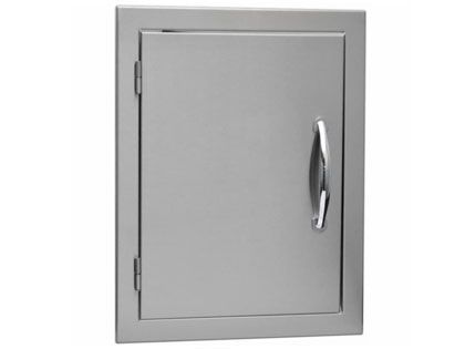 Sole Gourmet 17-Inch Stainless Steel Deluxe Raised Frame Reversible-Hinged Vertical Single Access Door