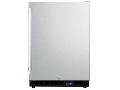 Summit 24-Inch 4.72 Cu. Ft. Outdoor Rated Compact Freezer - Stainless Steel