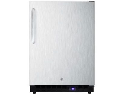 Summit 24-Inch 4.72 Cu. Ft. Outdoor Rated Compact Freezer - Stainless Steel