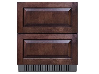 Summit 27-Inch 4.83 Cu. Ft. 2-Drawer All-Refrigerator, ADA Compliant - Custom Panel