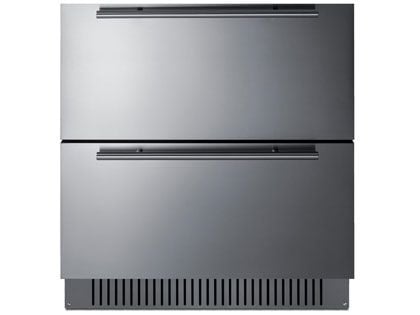 Summit 27-Inch 4.83 Cu. Ft. 2-Drawer All-Refrigerator, ADA Compliant - Custom Panel