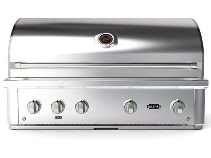 Wildfire Ranch Pro 42-Inch 4 Burner 304 Stainless Steel Gas Grill with Infrared Rear Burner - Brushed Stainless Accents
