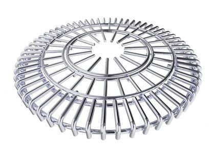 Sunstone 20-Inch Diameter Stainless Steel 3-In-1 Raised Cooking Grates